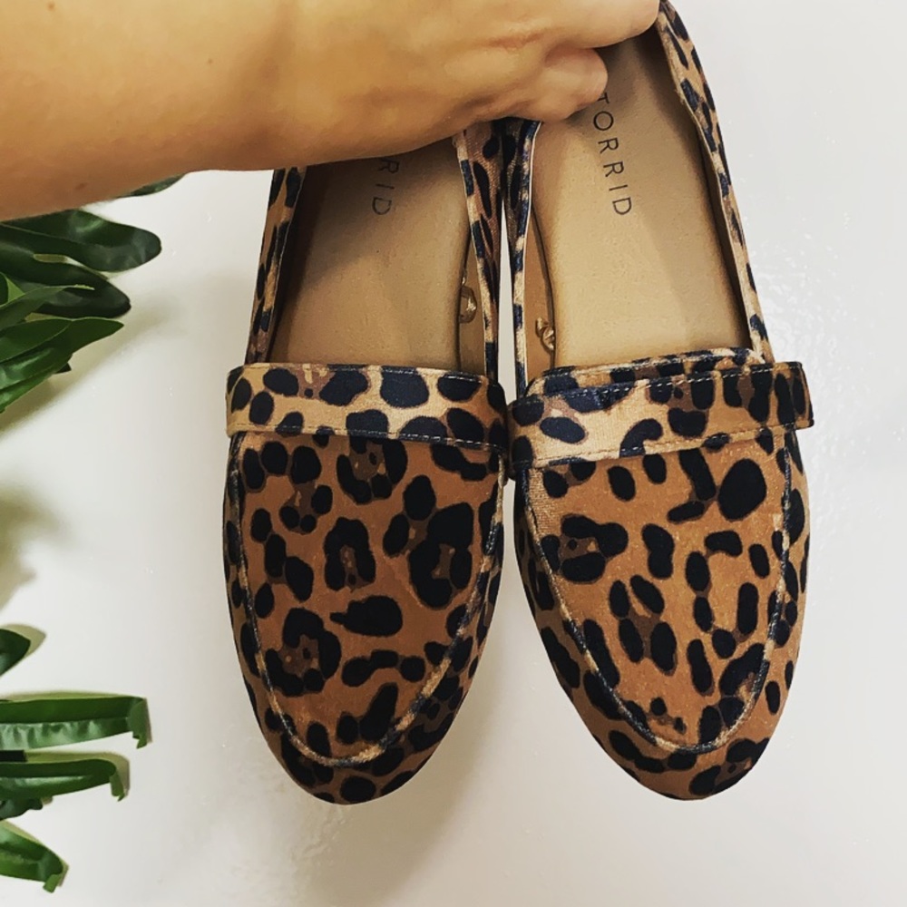 Torrid ✨cheetah print leopard soft loafer 7.5W - Picture 2 of 5